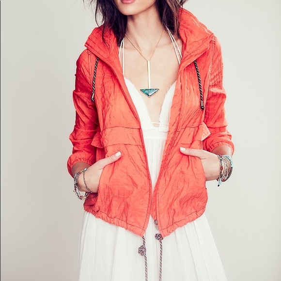Free People Jackets & Blazers - FP 'Parachute Festival' Water Resistant Jacket